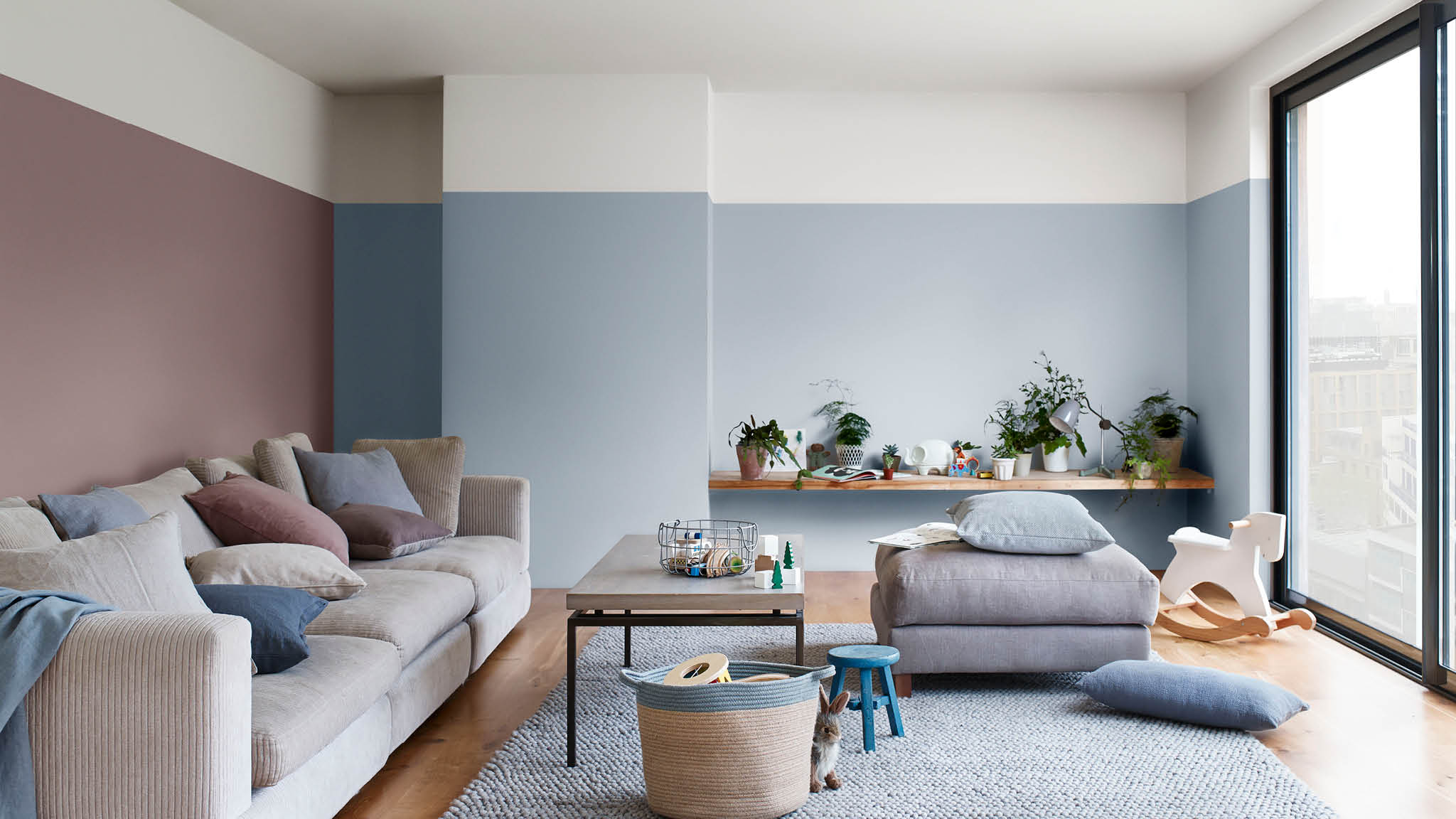 Entscheiden Sie Sich Fur Ein Modernes Farbkonzept Das Zu Ihrer Familie Passt Mit Der Dulux Farbe Des Jahres 2018 Dulux Die weiße decke und die. modernes farbkonzept